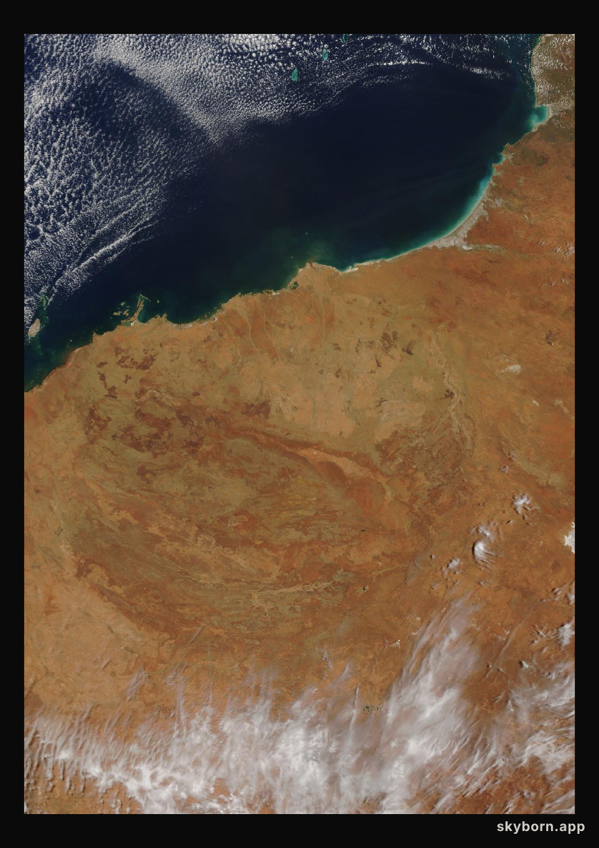 The Earth on 27 November 2023 · Pilbara, Western Australia