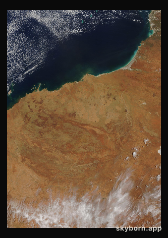 The Earth on 27 November 2023 · Pilbara, Western Australia
