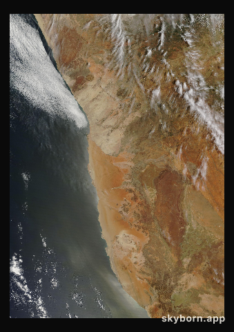 The Earth on 15 December 2023 · Namib Desert
