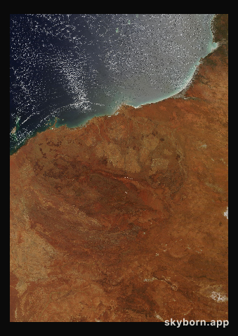 The Earth on 17 December 2023 · Pilbara, Western Australia