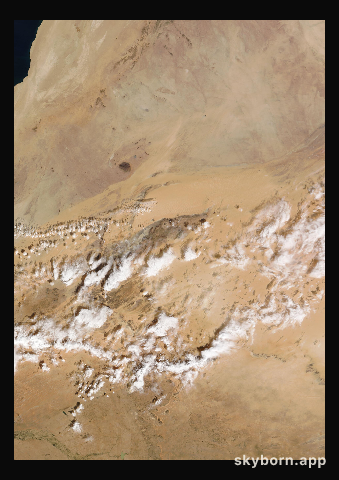 The Earth on 26 December 2023 · Eye of the Sahara, Mauritania