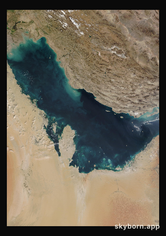 The Earth on 27 December 2023 · Persian Gulf