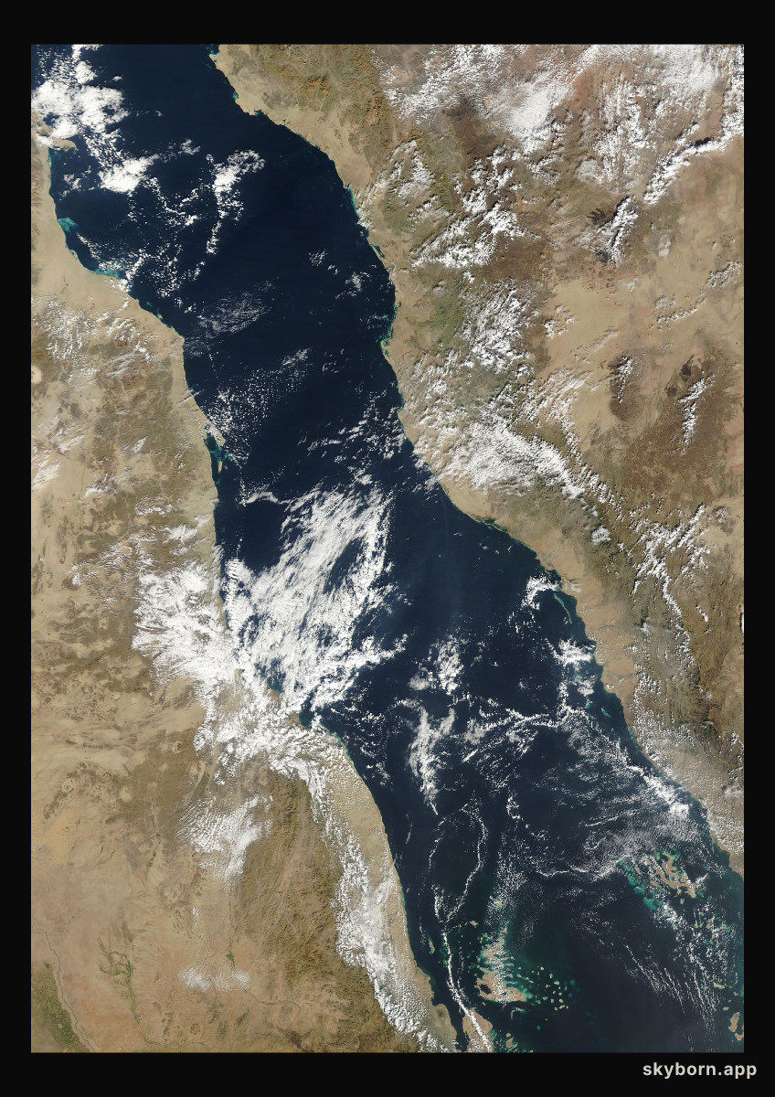 The Earth on 30 December 2023 · Red Sea