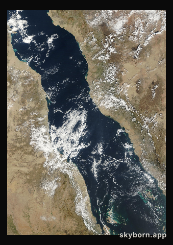The Earth on 30 December 2023 · Red Sea