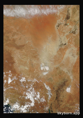 The Earth on 15 January 2024 · Lake Eyre, Australia