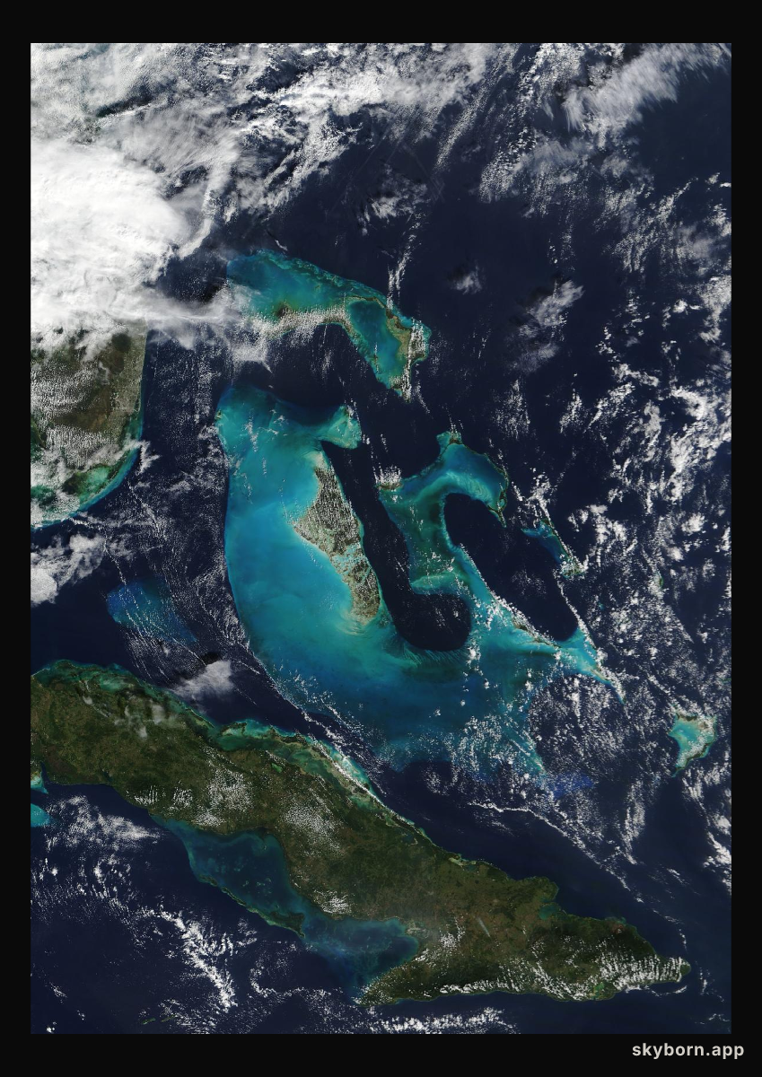 The Earth on 16 January 2024 · Bahamas