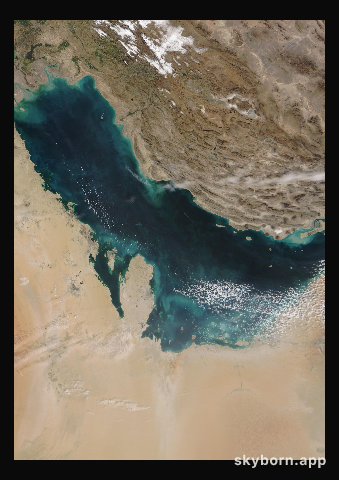 The Earth on 4 February 2024 · Persian Gulf