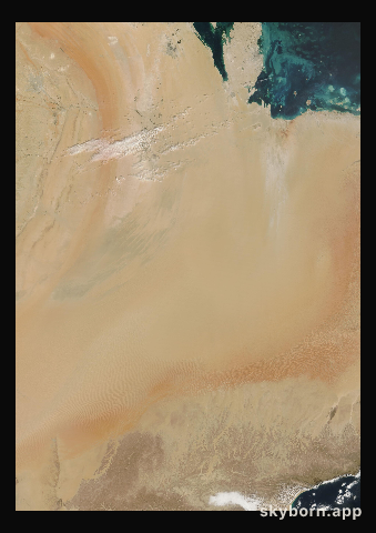 The Earth on 18 February 2024 · Empty Quarter, Arabia