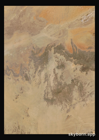 The Earth on 20 February 2024 · Sahara, Algeria