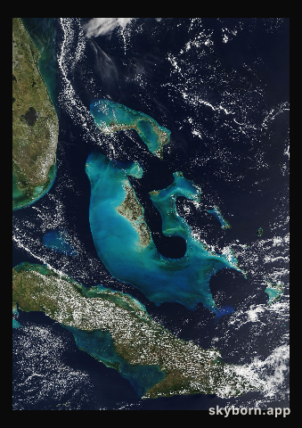 The Earth on 28 February 2024 · Bahamas