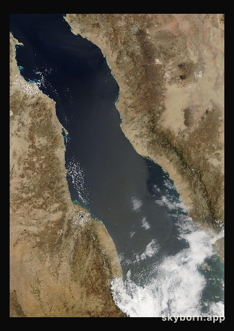 The Earth on 29 February 2024 · Red Sea