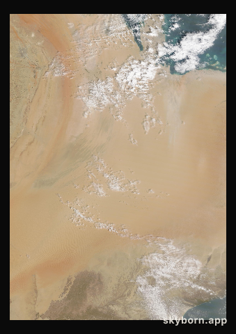 The Earth on 4 March 2024 · Empty Quarter, Arabia