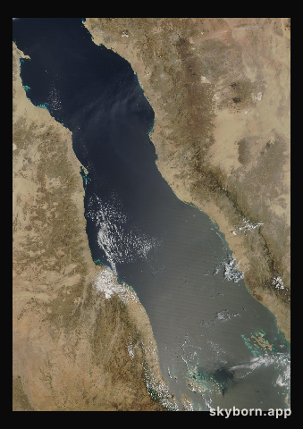 The Earth on 12 March 2024 · Red Sea