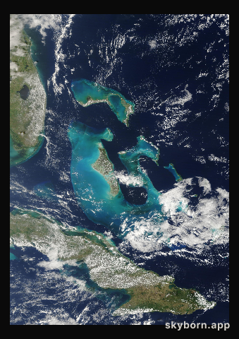 The Earth on 13 March 2024 · Bahamas