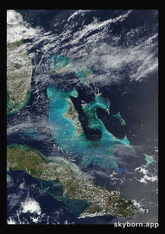 The Earth on 16 March 2024 · Bahamas