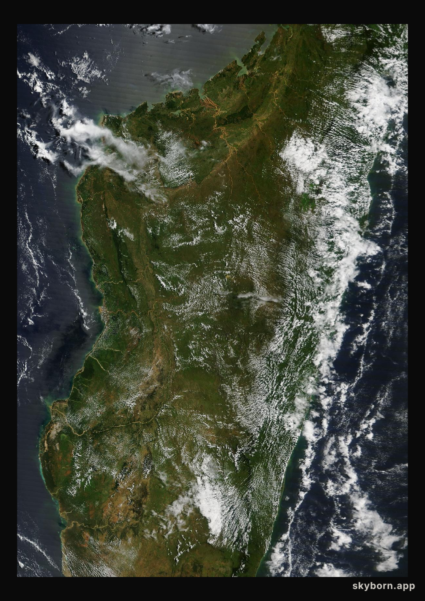 The Earth on 18 March 2024 · Madagascar