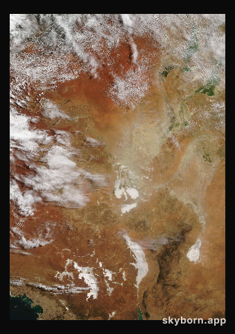 The Earth on 26 March 2024 · Lake Eyre, Australia