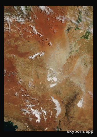 The Earth on 28 March 2024 · Lake Eyre, Australia