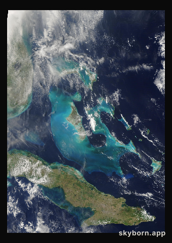 The Earth on 11 April 2024 · Bahamas