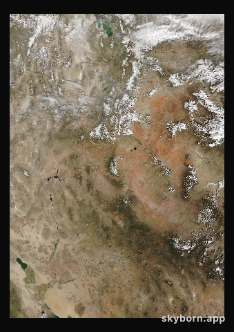 The Earth on 20 April 2024 · Colorado Plateau