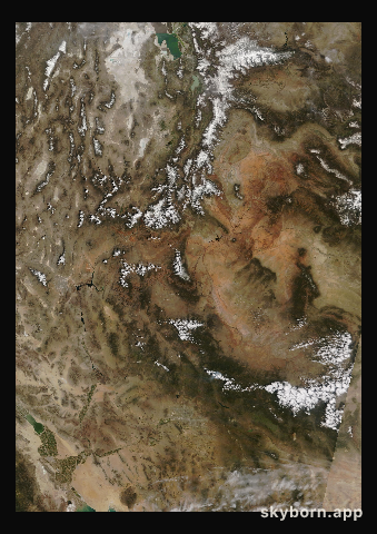The Earth on 21 April 2024 · Colorado Plateau
