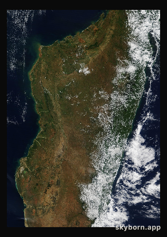 The Earth on 23 April 2024 · Madagascar