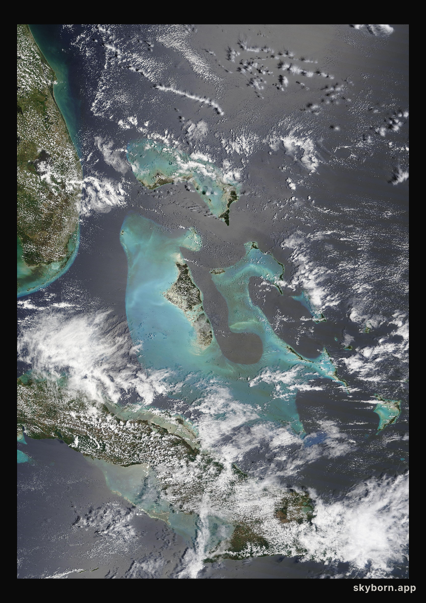 The Earth on 29 April 2024 · Bahamas