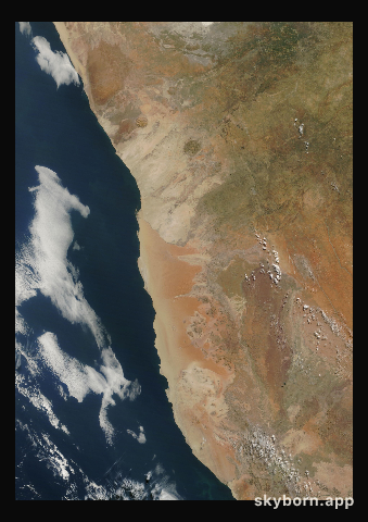 The Earth on 30 April 2024 · Namib Desert