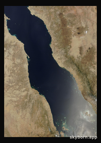 The Earth on 4 May 2024 · Red Sea