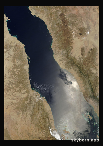 The Earth on 9 May 2024 · Red Sea
