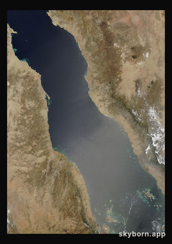 The Earth on 14 May 2024 · Red Sea