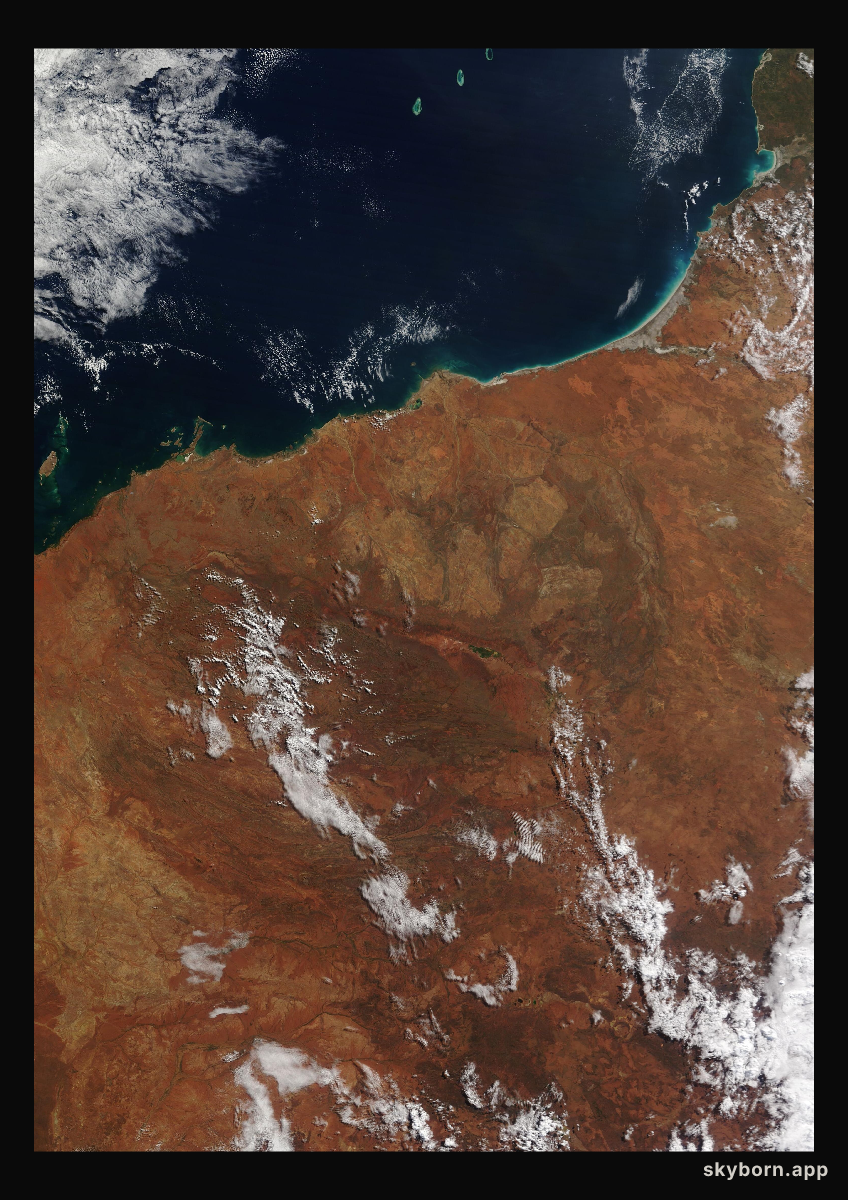 The Earth on 15 May 2024 · Pilbara, Western Australia