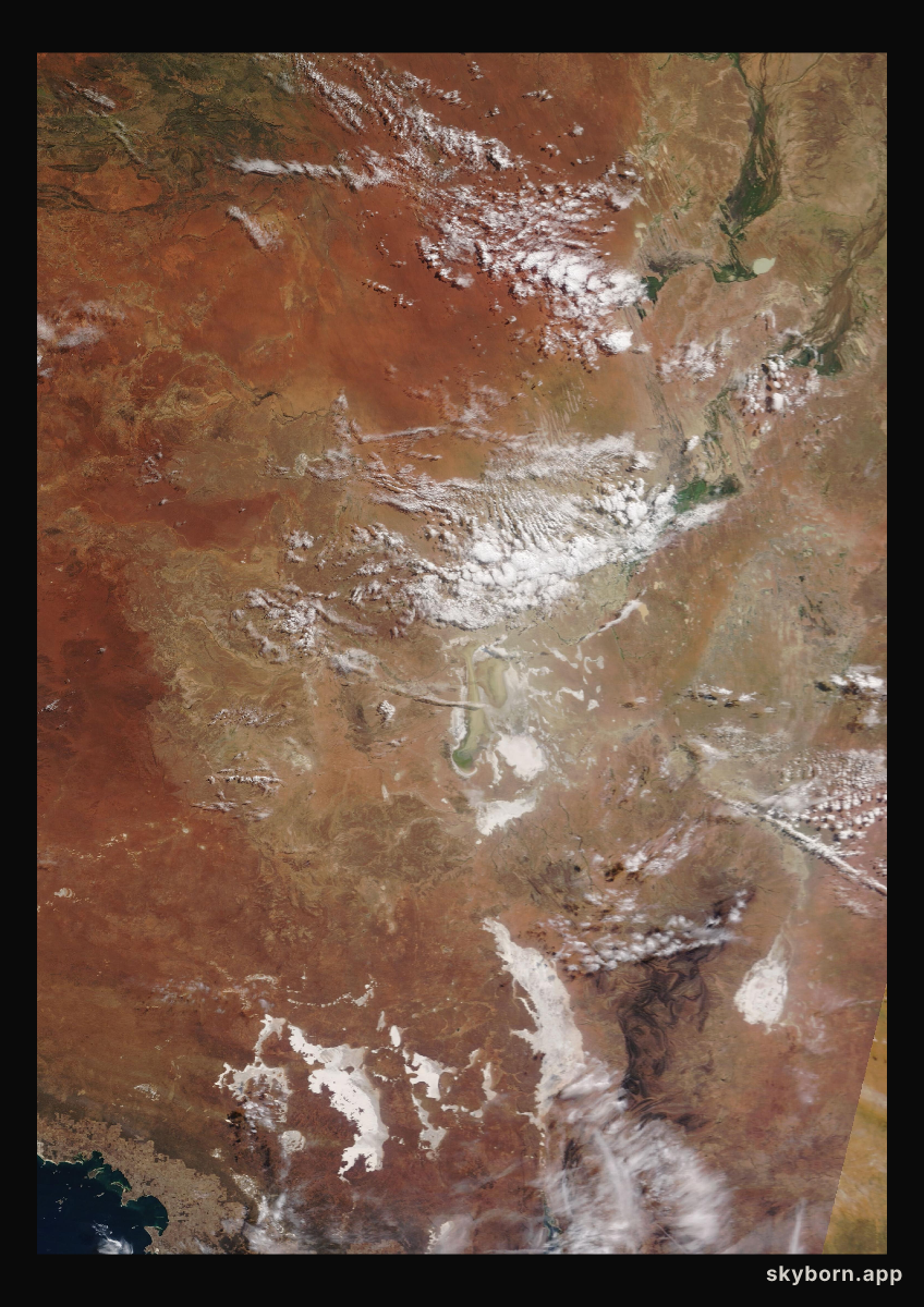 The Earth on 16 May 2024 · Lake Eyre, Australia