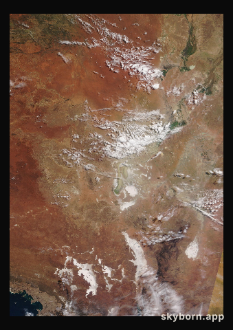 The Earth on 16 May 2024 · Lake Eyre, Australia