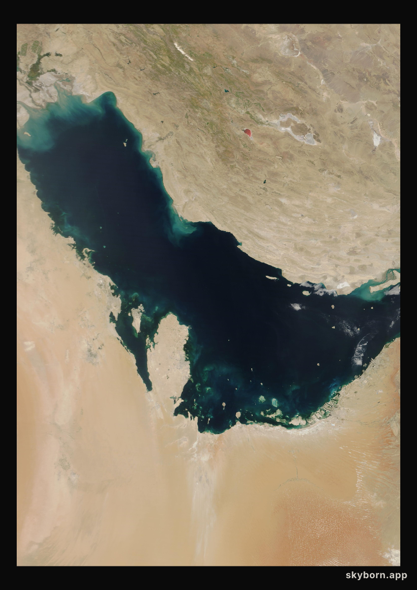 The Earth on 29 May 2024 · Persian Gulf