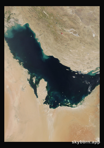 The Earth on 29 May 2024 · Persian Gulf