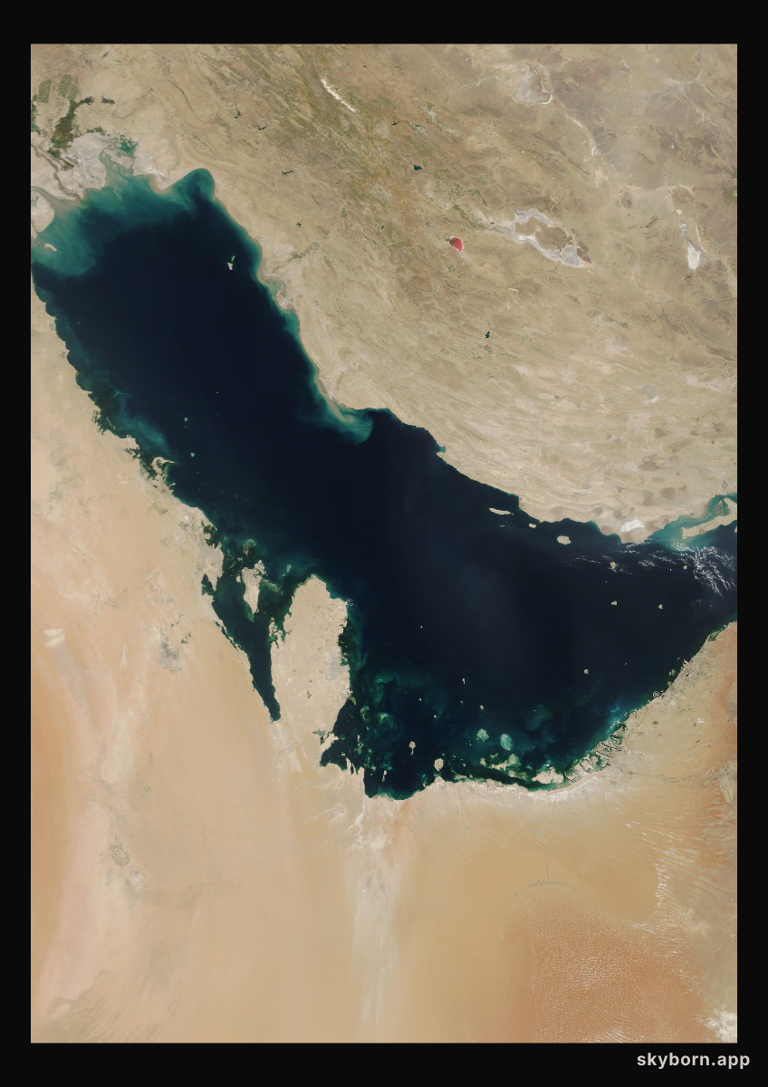 The Earth on 3 June 2024 · Persian Gulf