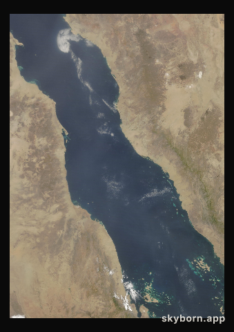 The Earth on 4 June 2024 · Red Sea