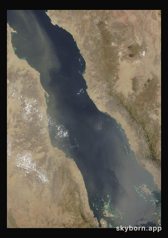 The Earth on 7 June 2024 · Red Sea
