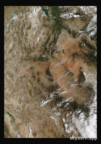 The Earth on 8 June 2024 · Colorado Plateau