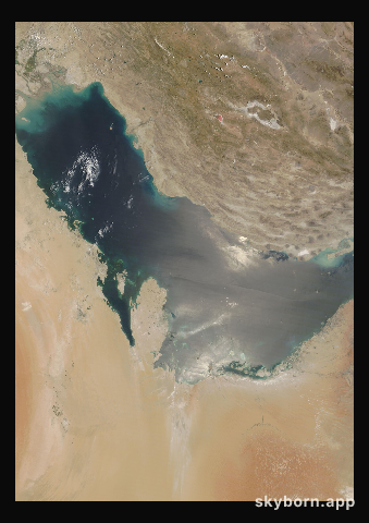 The Earth on 11 June 2024 · Persian Gulf