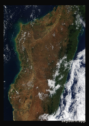 The Earth on 13 June 2024 · Madagascar