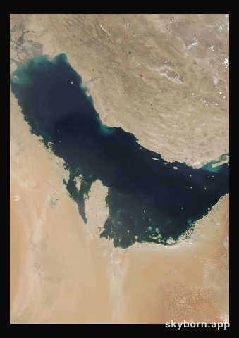 The Earth on 15 June 2024 · Persian Gulf