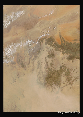 The Earth on 16 June 2024 · Sahara, Algeria