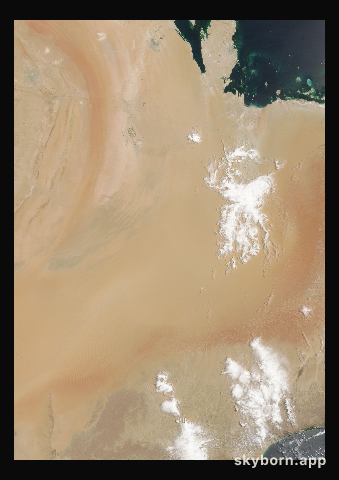 The Earth on 18 June 2024 · Empty Quarter, Arabia