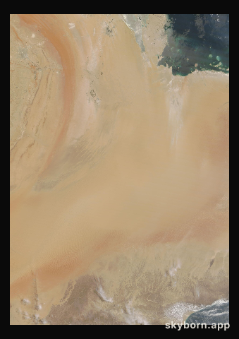 The Earth on 21 June 2024 · Empty Quarter, Arabia