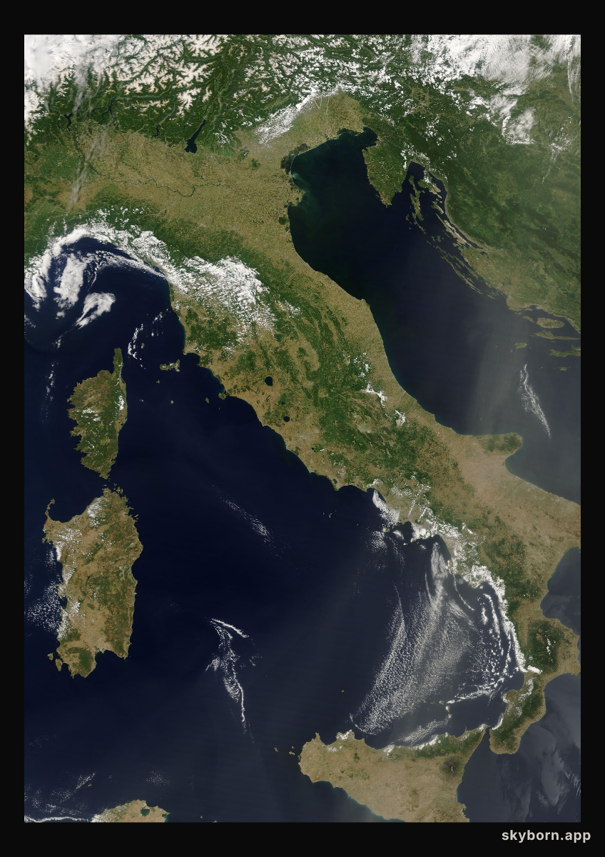 The Earth on 22 June 2024 · Italy and the Adriatic