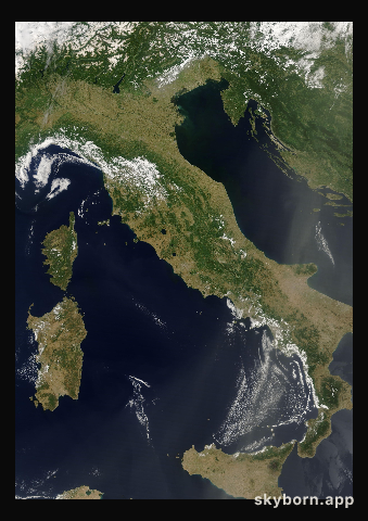 The Earth on 22 June 2024 · Italy and the Adriatic