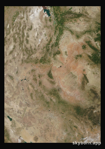 The Earth on 4 July 2024 · Colorado Plateau