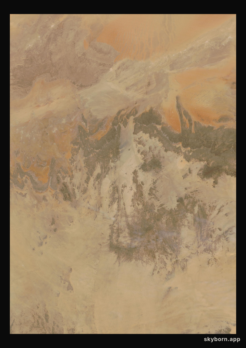 The Earth on 10 July 2024 · Sahara, Algeria